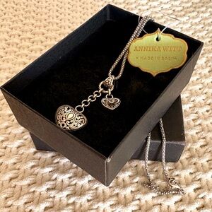 Annika Witt Silver Heart Pendant Necklace 925